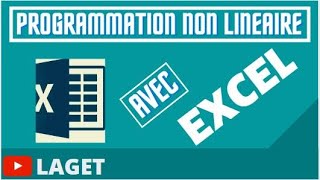 Comment résoudre les problèmes de programmation non linéaire avec Excel 2019 [upl. by Scheck299]