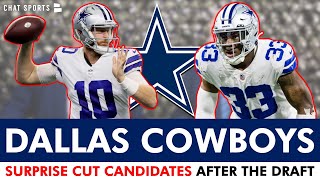 SURPRISE Cowboys Cut Candidates After 2024 NFL Draft Ft Damone Clark Cooper Rush amp Deuce Vaughn [upl. by Merari]