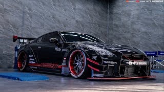 LBWorks Nissan GTR R35 exhaust sound X Fi EXHAUST X HitZ SuperCar [upl. by Fogg]