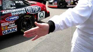 Goodwood Festival of Speed 2009  Jeff Gordons NASCAR engine roar [upl. by Ahcim]