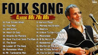 Best Folk Songs Of All Time💎 Neil Young Peter Paul and Mary Simon amp Garfunkel James Taylor [upl. by Maag]