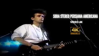 Soda Stereo  Persiana Americana  En Vivo 1987 Remaster HD [upl. by Sidnac]