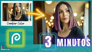 CAMBIAR el color del CABELLO en PHOTOPEA【3 MINUTOS】🔥ONLINE [upl. by Dunson535]