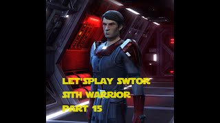 Lets Play SWTOR  Sith Warrior Part 15 Silencing a Spy [upl. by Riti]