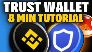 How to Setup and use Trust Wallet  Complete Tutorial For Beginners [upl. by Nilknarf]