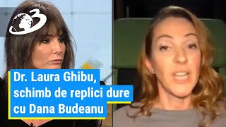 Dr Laura Ghibu schimb de replici dure cu Dana Budeanu „Se apelează la surse dubioase” [upl. by Eniahpets852]