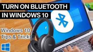 How to Enable Bluetooth in Windows 10 in Seconds [upl. by Eicram]