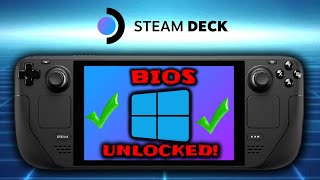 Unlock the Steam Deck BIOS to undervolt and overclock using Windows [upl. by Yesnel]