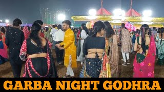 Garba Night in Godhra Police Line  Navratri Garba Special videos 2024 [upl. by Nyleve]