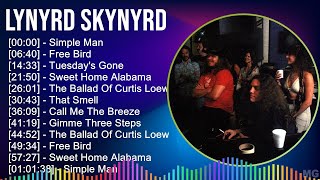 Lynyrd Skynyrd 2024 MIX Best Songs  Simple Man Free Bird Tuesdays Gone Sweet Home Alabama [upl. by Schultz]