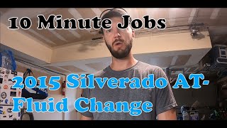 201419 SilveradoSierraTransmission 6L80 Fluid Change [upl. by Zeuqirdor]