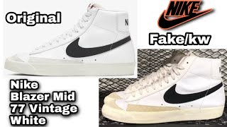 Nike Blazer Mid 77 Vintage White CiriCiri Original Dan Fake [upl. by Koenraad]