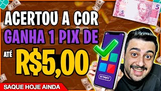 ACERTE A COR e GANHE um PIX  Novo APP de JOGO que GANHA DINHEIRO de VERDADE [upl. by Latouche]