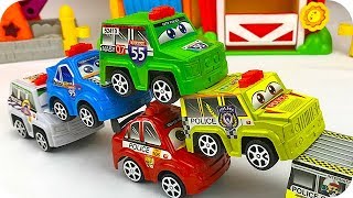 Carritos para Niños  Coches de Policias  Autitos Patrullas Infanties [upl. by Lavella]