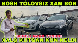 BUNAQISI BOʻLMAGAN  BOSH TOʻLOVSIZ OLING AVTO KREDIT NARXLARI SERGELI MOSHENA BOZORI 2024 [upl. by Kristal]