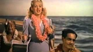 Betty GrableSing Me a Song of the Islands With Lyrics [upl. by Crane]