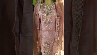 Pakistani three piece fashion dress shorts shortvideo [upl. by Nairrod]