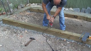 Building my shed workshop platform [upl. by Conlee]