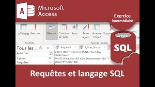 Requêtes et langage SQL Exercice Access [upl. by Emmeram377]