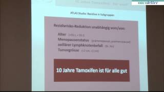 Dr med Urs Breitenstein Zürich Tamoxifen für 10 Jahre  für wen [upl. by Madancy]