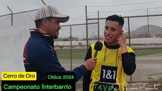 Torneo Ínterbarrio Chilca 2024 Cerro de Oro [upl. by Darrow]