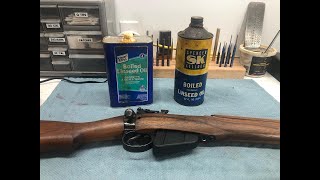 Boiled Linseed Oil on your surplus rifle stock [upl. by Yrreiht]