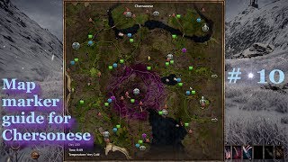 Outward Chersonese  Cierzo full map with markers guide and going to berg and finding Rissa Aberdeen [upl. by Fiedling]