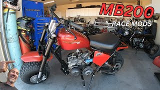 MB 200 mini bike upgrades [upl. by Luhar]