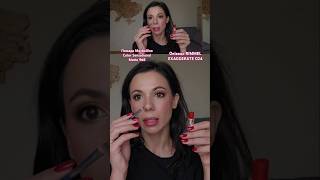 Помада Maybelline Color Sensational Matte 968  Олівець RIMMEL EXAGGERATE 024 червонігуби tutorial [upl. by Barrada386]