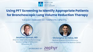 Using PFT Screening to Identify Appropriate Patients for Bronchoscopic Lung Volume Reduction [upl. by Jens]