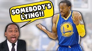 Bone Bruise or Fracture Is Somebody LYING about Andre Iguodala Injury [upl. by Crifasi]