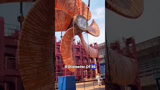 SHIP PROPELLER ship shipping seaman seafarer youtubeshorts [upl. by Notlek]