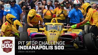 Highlights  2024 Indy 500 Pit Stop Challenge at Indianapolis Motor Speedway  INDYCAR [upl. by Cyrilla449]