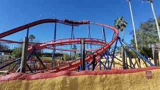 Scorpion  Busch Gardens Tampa Bay Steel Coaster OffRide Footage [upl. by Sheryle]