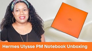 Hermes Ulysse PM Notebook Unboxing [upl. by Tarrah]