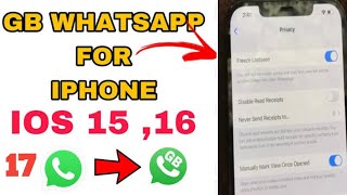 How To Download GBWatusi WhatsApp In IOS 171615  Download Watusi WhatsApp In XXSXS Max [upl. by Lleira]