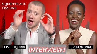 A QUIET PLACE DAY ONE  Lupita Nyongo Joseph Quinn Interview [upl. by Nedla36]