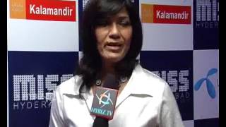 Renu Sukheja Miss Hyderabad Jury [upl. by Aipotu]