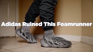 Yeezy MX Granite Foam Runner Review Great ColorWay but Terrible Design [upl. by Toffic]