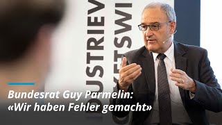 Bundespräsident Guy Parmelin in Volketswil «Wir haben Fehler gemacht» [upl. by Vernier]