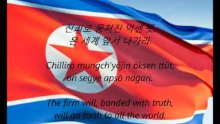 North Korean National Anthem  quotAegukkaquot KOEN [upl. by Fougere]