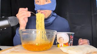 Spicy 🌶️ Tapatio Ramen 🍜 Noodles and Burritos 🌯 ASMR [upl. by Shenan922]