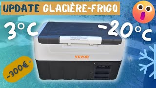 Une GLACIÈRE nomade 12V idéale vanlife  pas chère faible conso et silencieuse vevor [upl. by Aihsatsan]