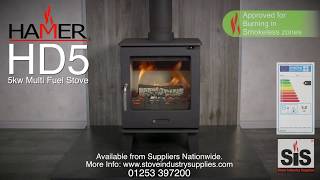 Hamer HD5 5kw Multi fuel Stove [upl. by Chemush]