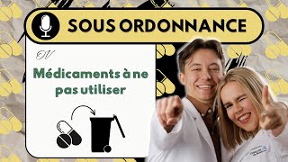 LES MÉDICAMENTS EN VENTE LIBRE À METTRE À LA POUBELLE  SOUS ORDONNANCE 02 [upl. by Gemperle281]