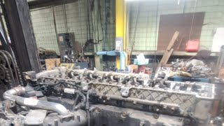 Worldwide Diesel is live Detroit dd15 engine tear down [upl. by Keynes133]