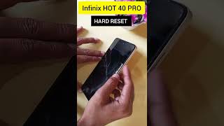 How To Hard Reset Infinix Hot 40 Pro  Infinix X6837 Hard Reset [upl. by Enirehs]