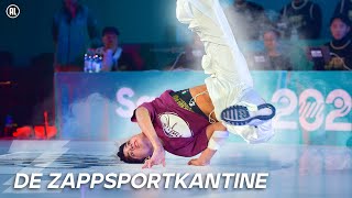 DIT ZIJN DE VETSTE BREAKDANCE TRICKS😍  De ZappsportKantine [upl. by Caruso]