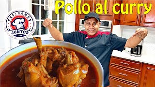 Pollo al curry Comida de la India [upl. by Aneehs]