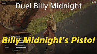 Red Dead Redemption 2  Duel Billy Midnight To Obtain His Pistol [upl. by Esidarap]